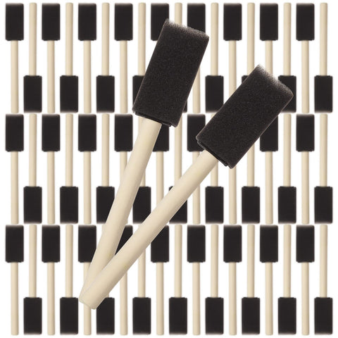1" Poly Foam Paint Brushes (36 PACK)