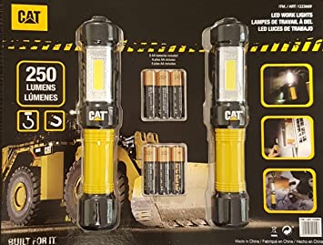 CAT LED Work Light 250 Lumens 2 Pack Flash Light